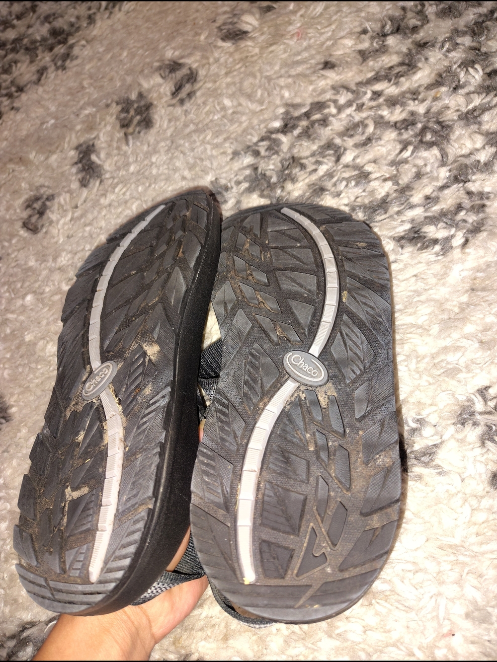 Chaco Men's Black and Gray Strapped Outdoor Sandals - Picture 5 of 5